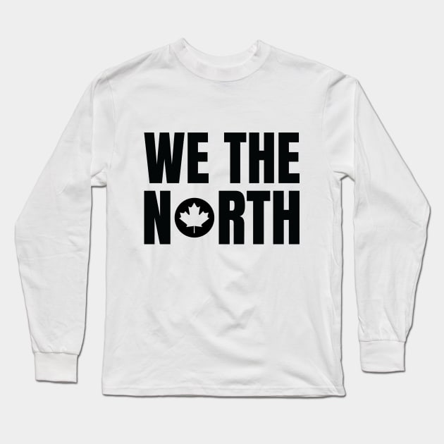 Image: We the north (oh canada) (black) Long Sleeve T-Shirt by itemful